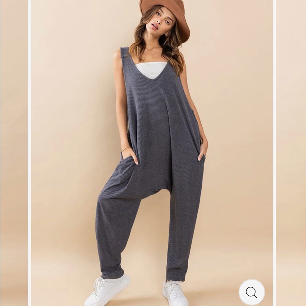 #478 Gray Women's Jumpsuit